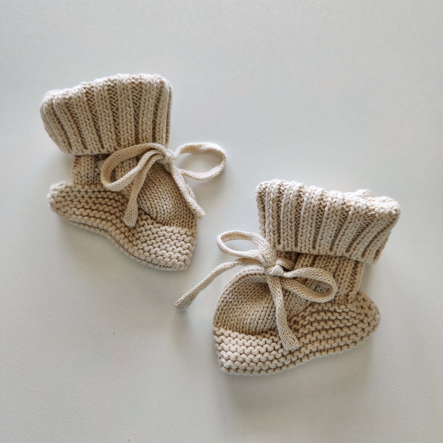 knit baby booties, newborn booties, matching sweater booties, knit newborn booties