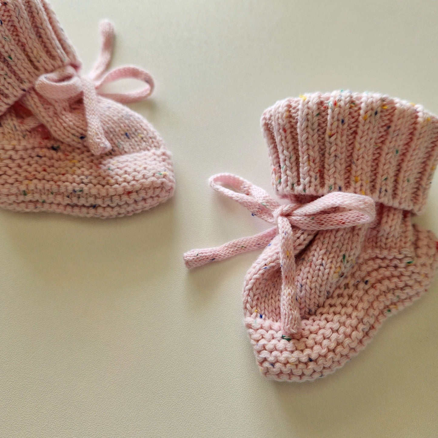 knit baby booties, newborn booties, matching sweater booties, knit newborn booties