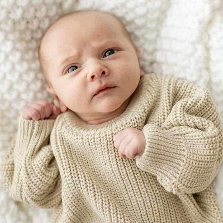 CHUNKY KNIT SWEATER - BISCOTTI