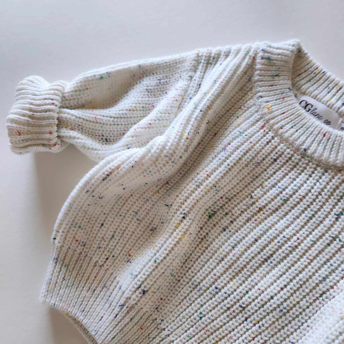 CHUNKY KNIT SWEATER - CUPCAKE