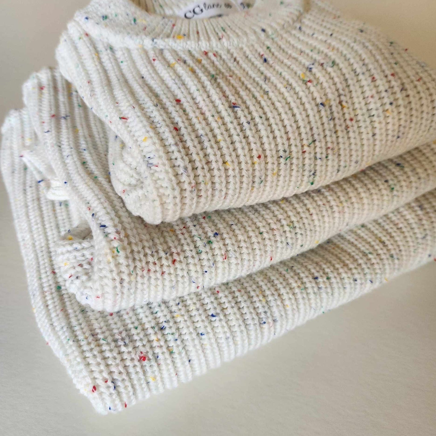 CHUNKY KNIT SWEATER - CUPCAKE