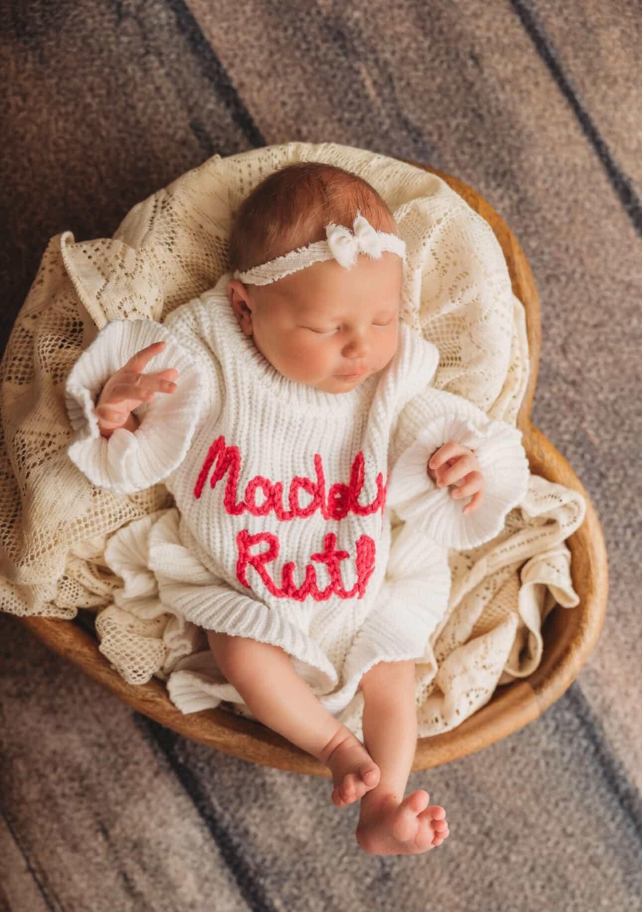 HAND EMBROIDERED RUFFLE ROMPER