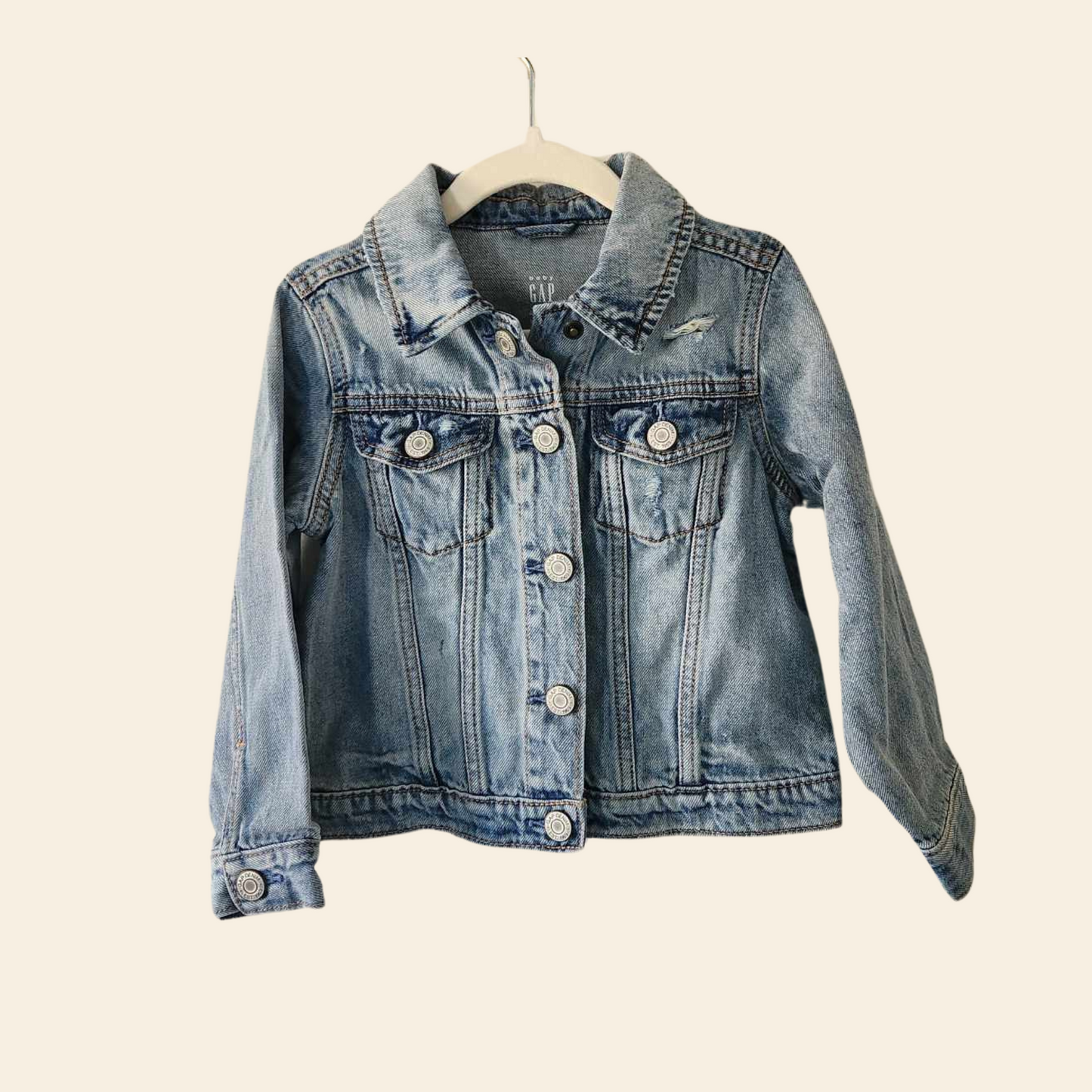 CUSTOM WILDFLOWERS DENIM JACKET