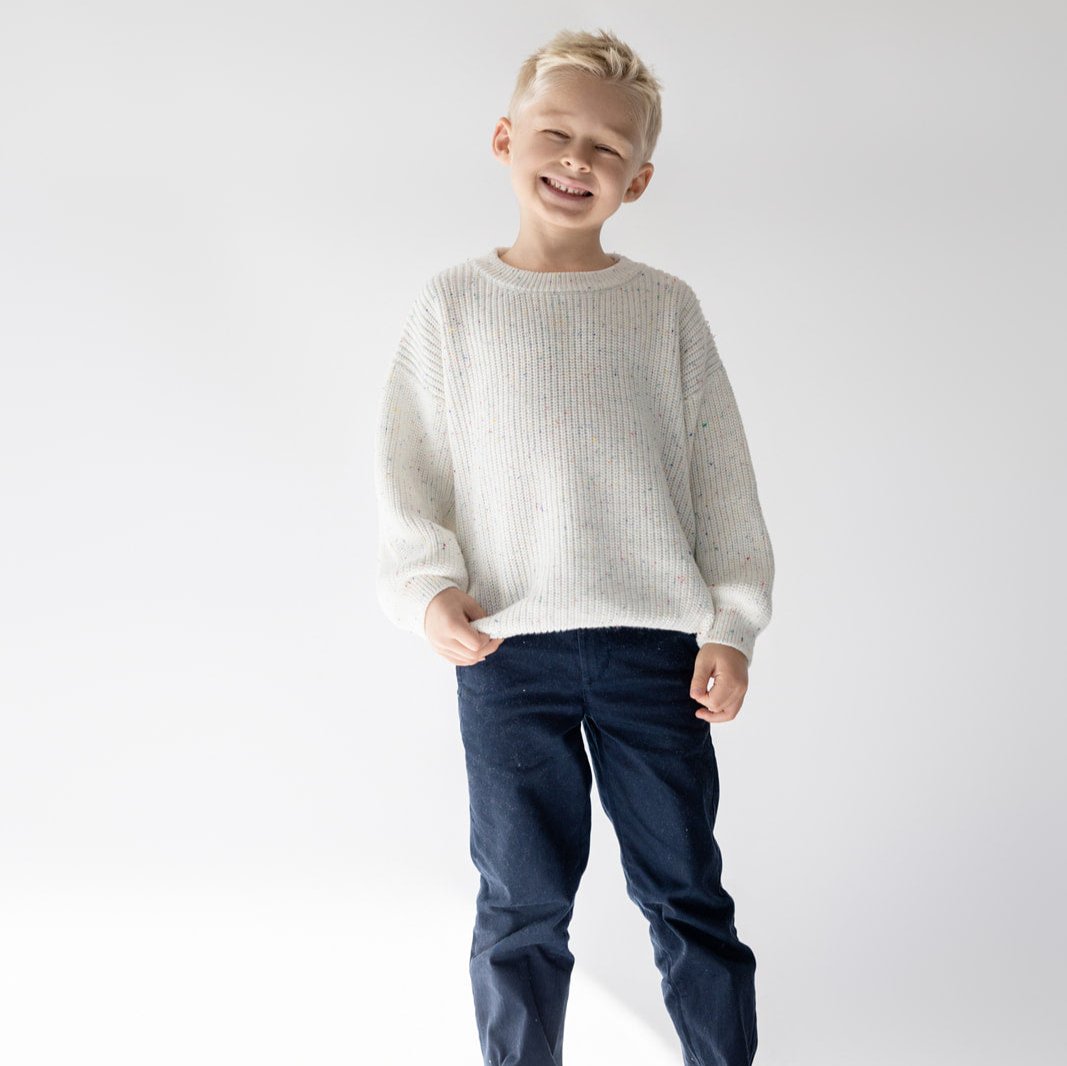 CHUNKY KNIT SWEATER - CUPCAKE