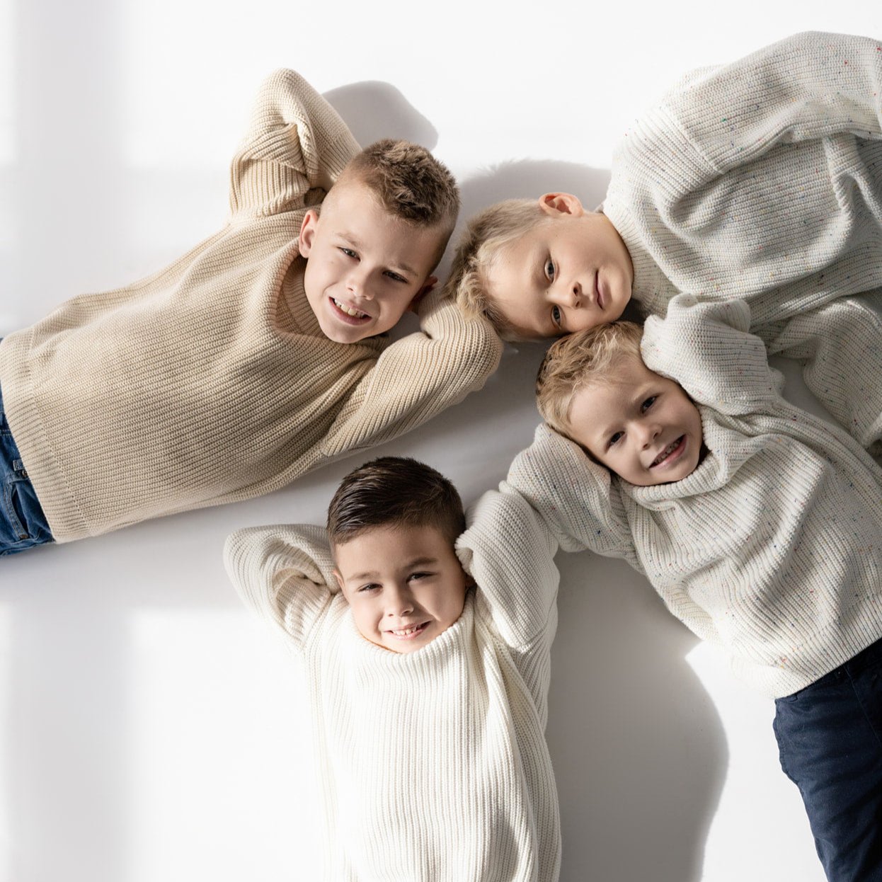 CHUNKY KNIT SWEATER - BISCOTTI