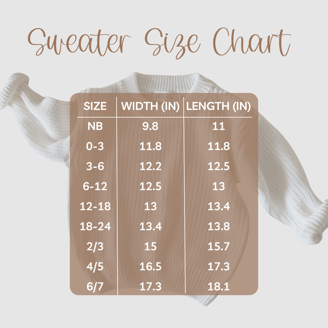 CHUNKY KNIT SWEATER - CUPCAKE