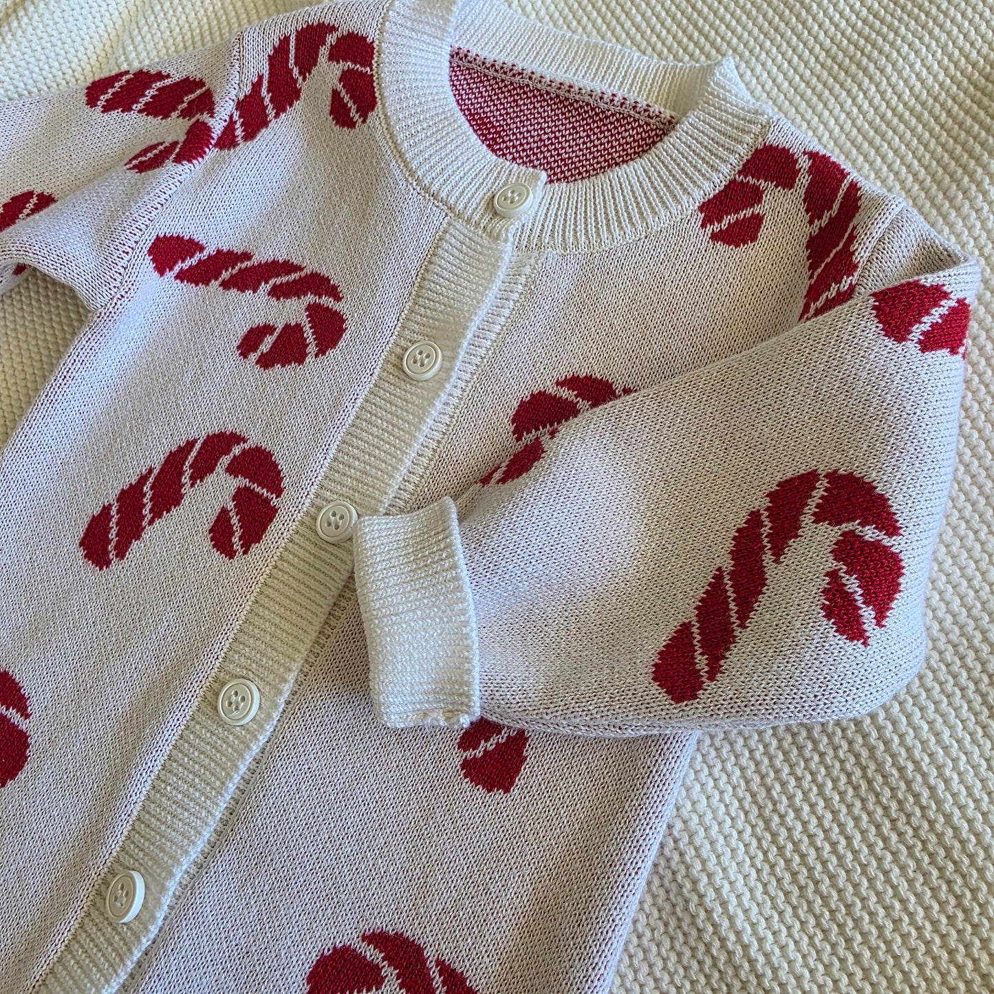 FULL LENGTH ROMPER - CANDY CANE