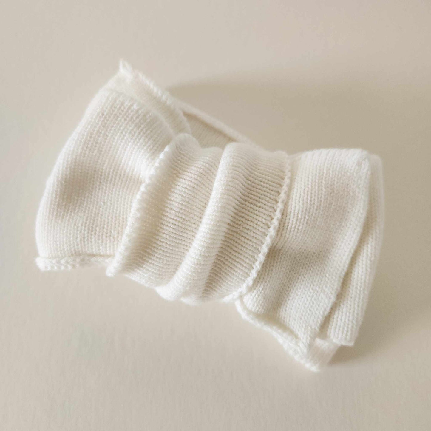 KNIT TOPKNOT HEADBAND - MARSHMALLOW