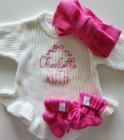 BABY BOOTIES - HOT PINK
