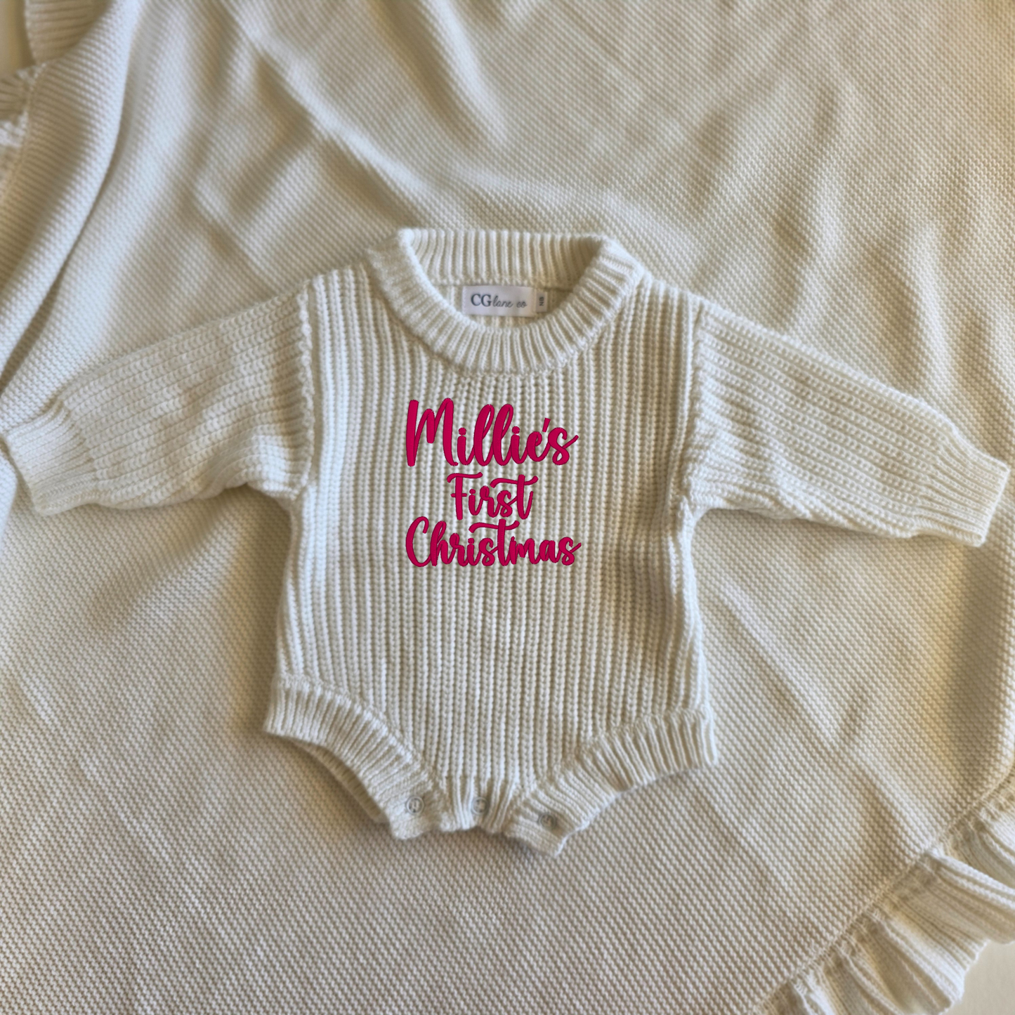 PERSONALIZED CHRISTMAS ROMPER