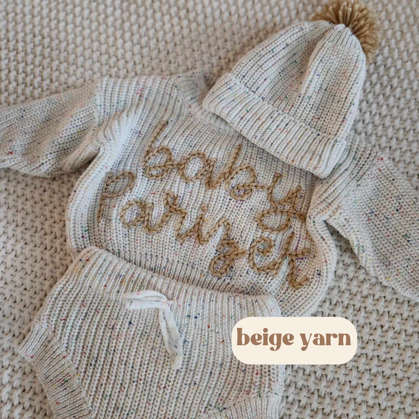 BABY SWEATER & SHORTS - CUPCAKE