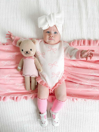 PINK BOWS ROMPER