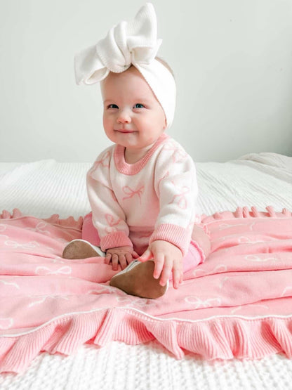 PINK BOWS ROMPER